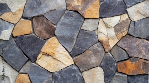 Rugged Stone Textures on an Urban Wall
