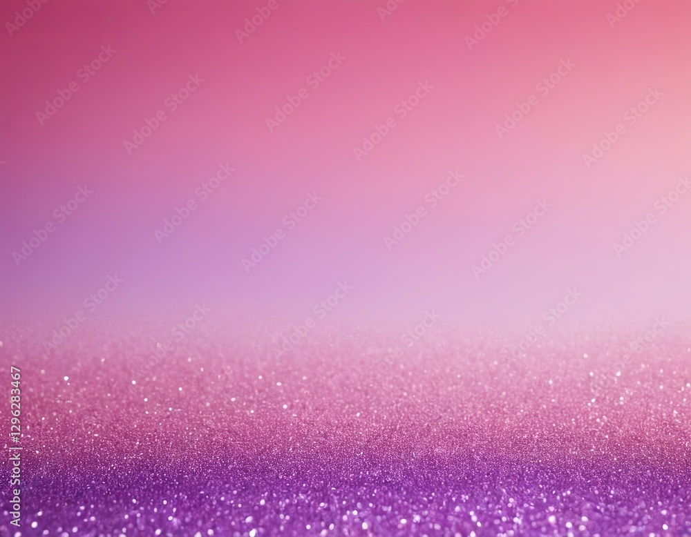 Obraz premium A mesmerizing gradient of soft pink and purple with sparkling glitter overlay.