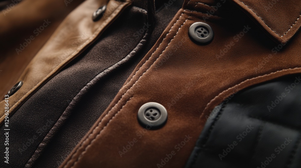 Soft Suede Textures on Modern Fashion Accessory Soft Suede Textures on Modern Fashion Accessory