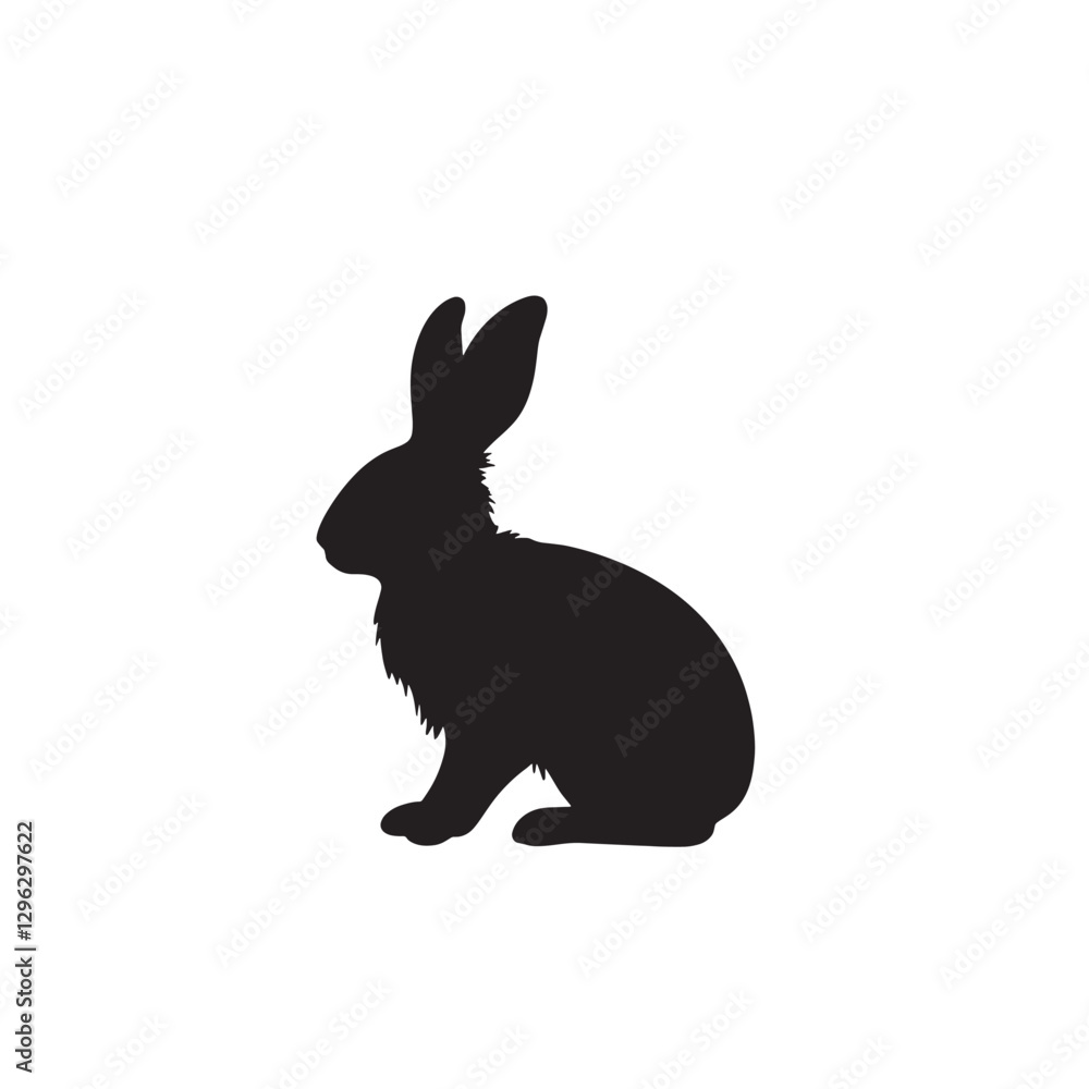 Obraz premium vector illustration of a rabbit