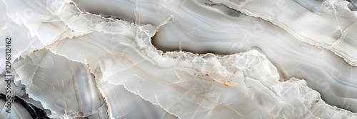 Wallpaper Mural Glossy Marble Surface with Intricate Vein Patterns Highlighting Sophisticated Elegance and Tranquility Torontodigital.ca