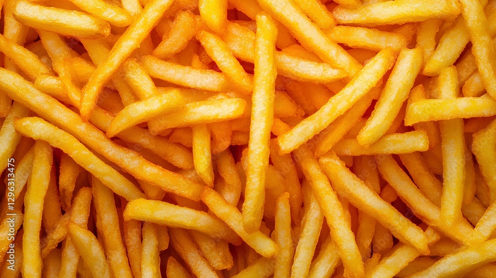 Crunchy french fries background, highly detailed Crunchy french fries background, highly detailed