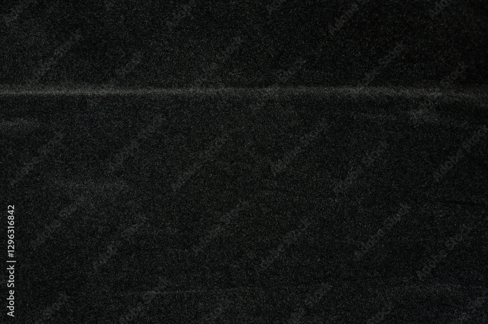 Fototapeta premium Black soft matte fluffy texture