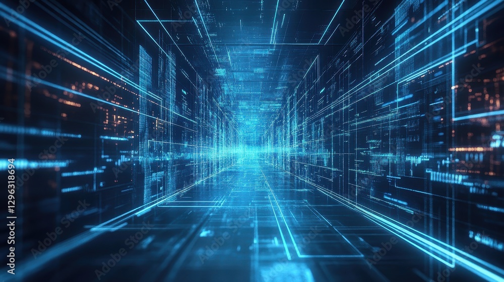 A sleek, minimalist design, where glowing lines and holographic projections intertwine, hinting at the boundless potential of digital technologies. A sleek, minimalist design, where glowing lines and holographic projections intertwine, hinting at the boundless potential of digital technologies.