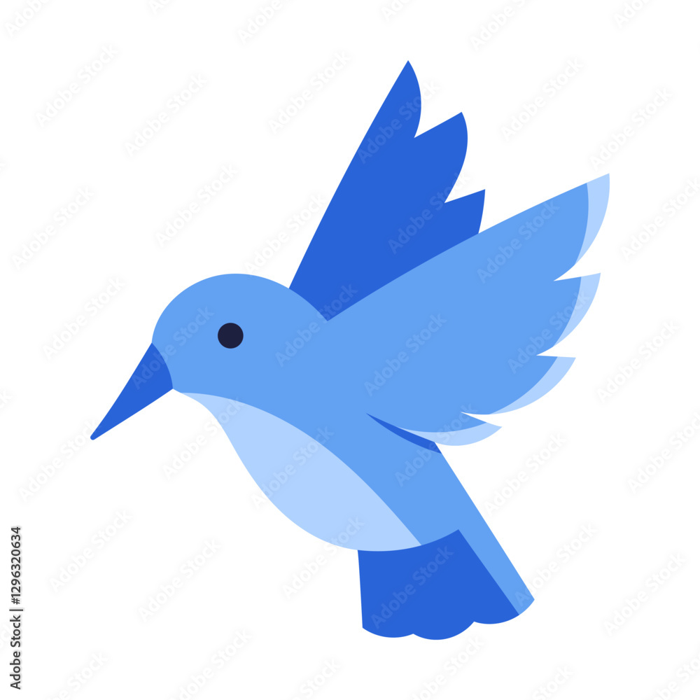 Blue bird vector illustration Blue bird vector illustration