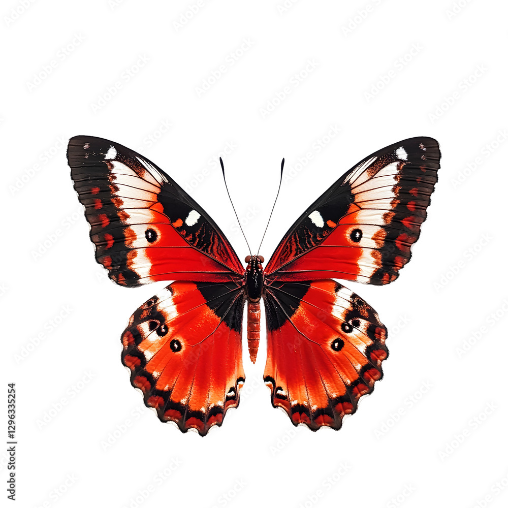 Fototapeta premium red lacewing butterfly