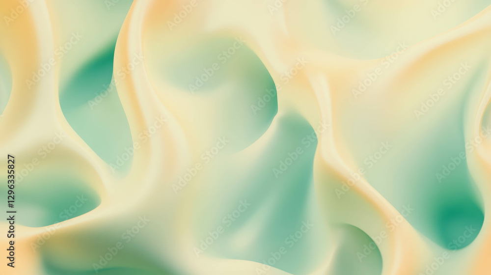 Fototapeta premium Abstract fluid shapes background with soft blurred edges for modern design