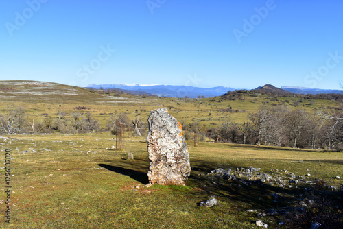 Menhir of Mendiluze in the ...