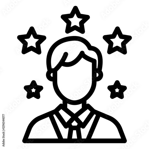 role model Line Icon