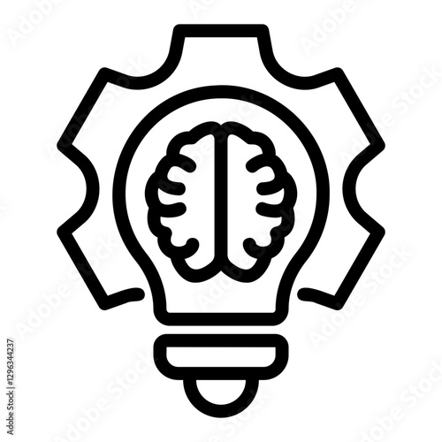 brainstorm Line Icon