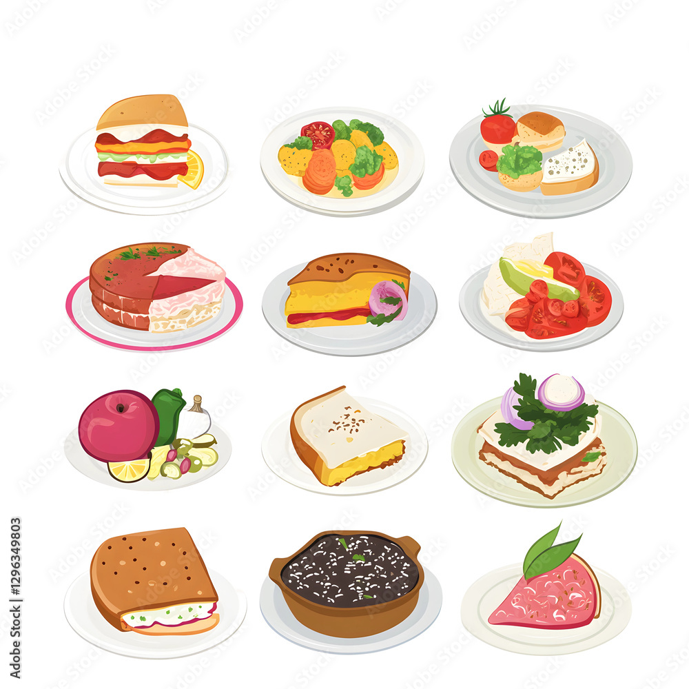 fast food set fast food set