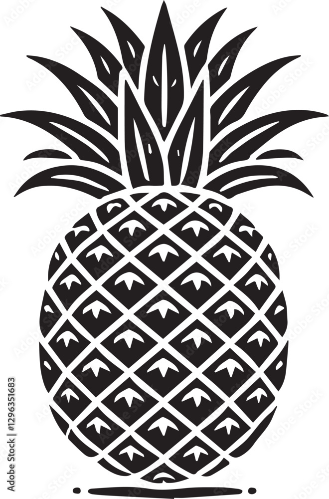 pineapple clipart vector, pineapple vector illustration, pineapple silhouette logo vector, pineapple black and white background pineapple clipart vector, pineapple vector illustration, pineapple silhouette logo vector, pineapple black and white background