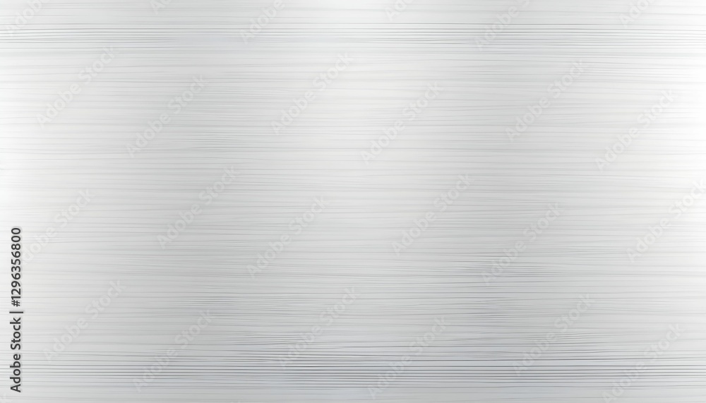 Fototapeta premium Brushed metal texture, seamless gradient background, silver surface, studio lighting, soft reflections, minimalist, abstract, high resolution