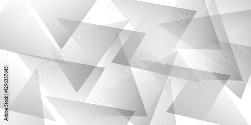 Abstract white tringle diamond shapes background. Abstract white and grey geometric triangle background design for poster, banner,  shades tringle background Vector Illustration.