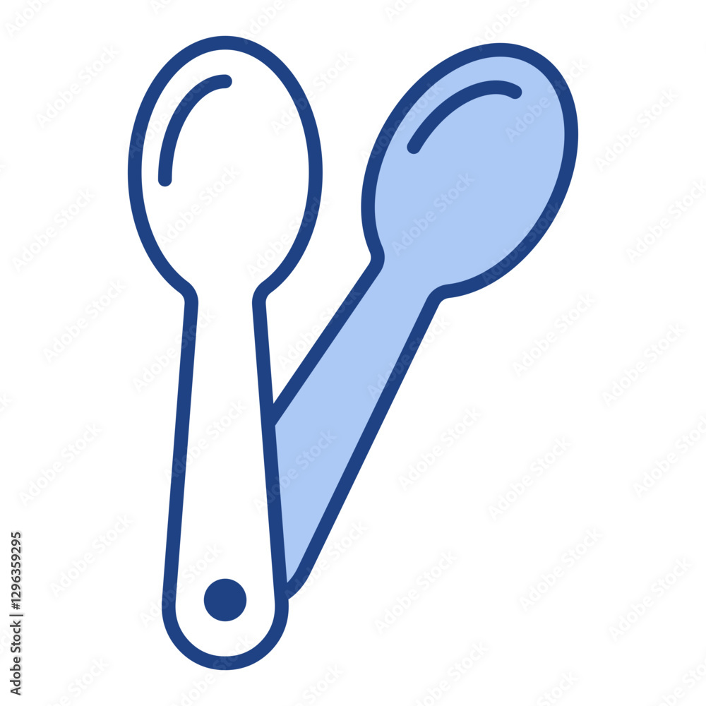 Spoon Blue Icon Spoon Blue Icon