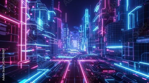 Neon Cityscape