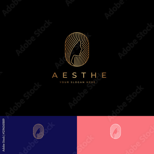 Elegant Feminine Beauty Logo for Premium Branding | Fully Editable