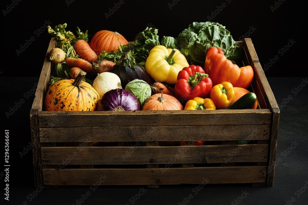 Natural Produce in Basket Natural Produce in Basket