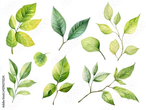 Green Leaf Illustrations