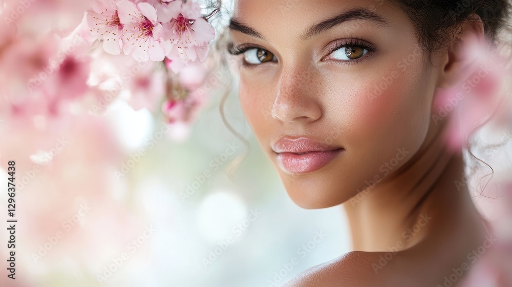 A radiant young woman with flawless, clean skin, the embodiment of natural beauty, undergoes a rejuvenating facial treatment at a luxurious spa, her serene expression reflecting the tranquility of A radiant young woman with flawless, clean skin, the embodiment of natural beauty, undergoes a rejuvenating facial treatment at a luxurious spa, her serene expression reflecting the tranquility of