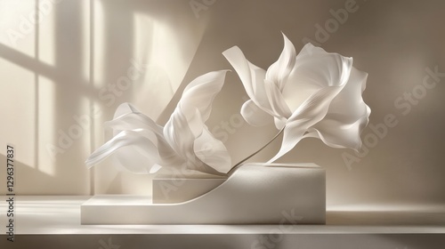 Elegant Flowing Shapes in Natural Light