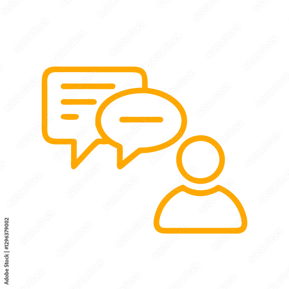 Discussion, dispute icon. Line, glyph and filled outline, Forum chat outline and filled vector illustration. Discussion, dispute icon. Line, glyph and filled outline, Forum chat outline and filled vector illustration.