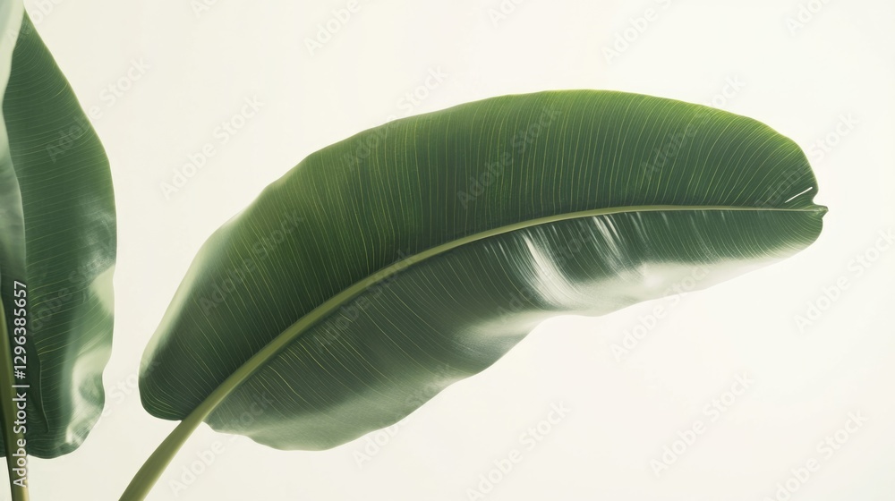 A leafy green plant with a long stem. The leaf is very thin and has a lot of spots A leafy green plant with a long stem. The leaf is very thin and has a lot of spots