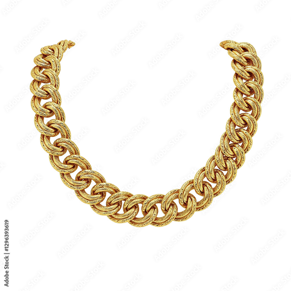 Obraz premium gold bracelet isolated on white