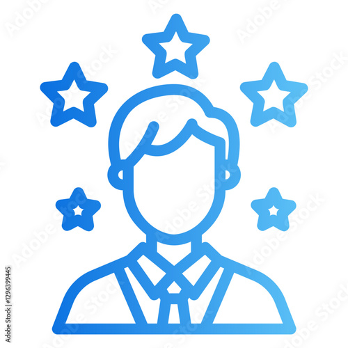 role model Gradient icon