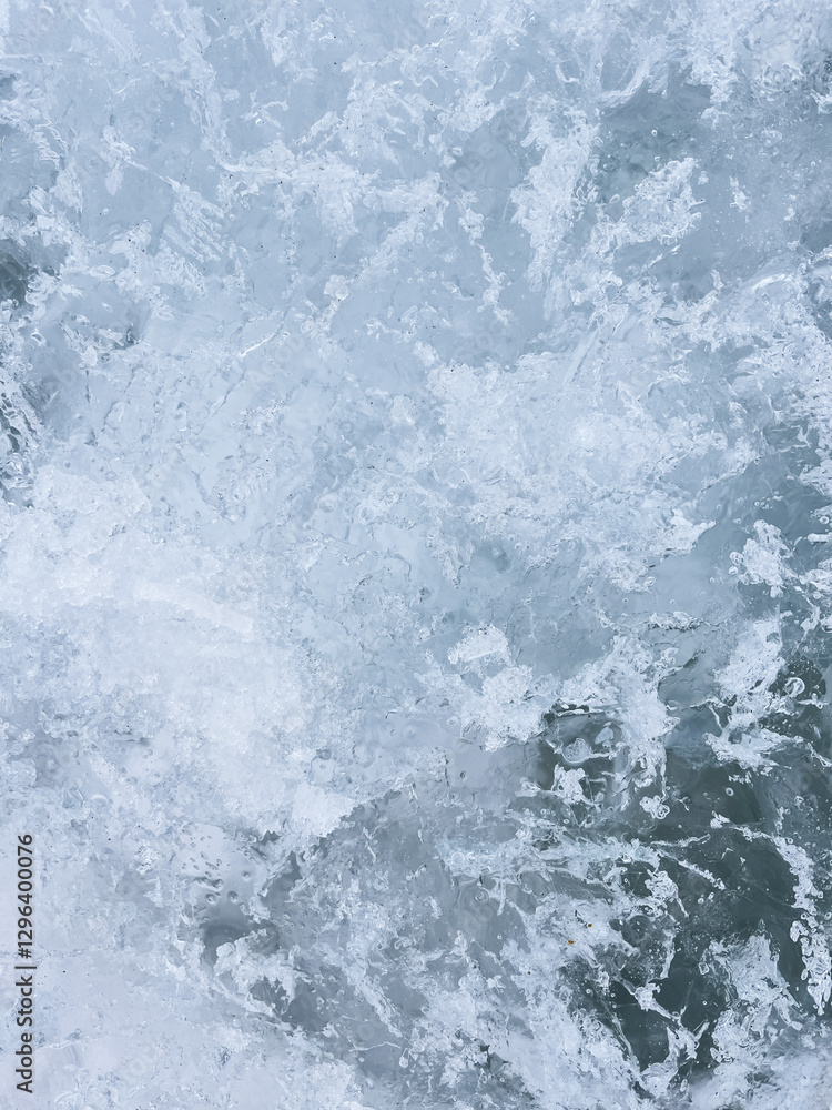 Blue ice texture and snow. Winter concept background. Blue ice texture and snow. Winter concept background.