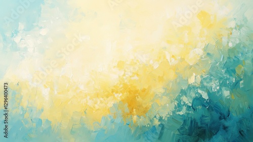 Soft Dreamy Gradients from Turquoise to Yellow Background