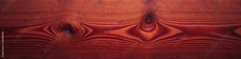 Fototapeta premium Deep cherry wood texture with visible growth rings, rustic style , detail, antique