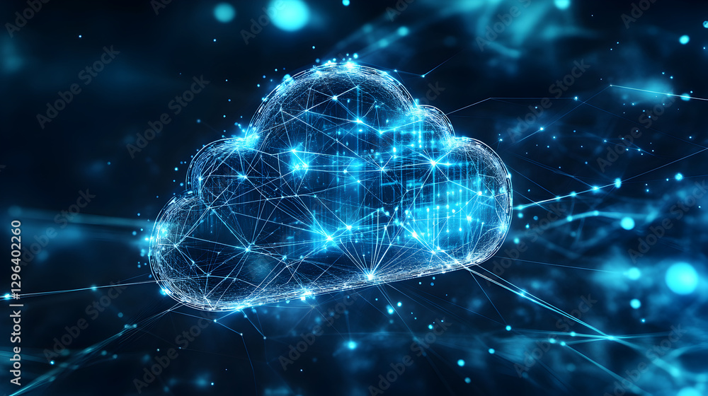 network background with smart technology connections and cyber nodes network background with smart technology connections and cyber nodes
