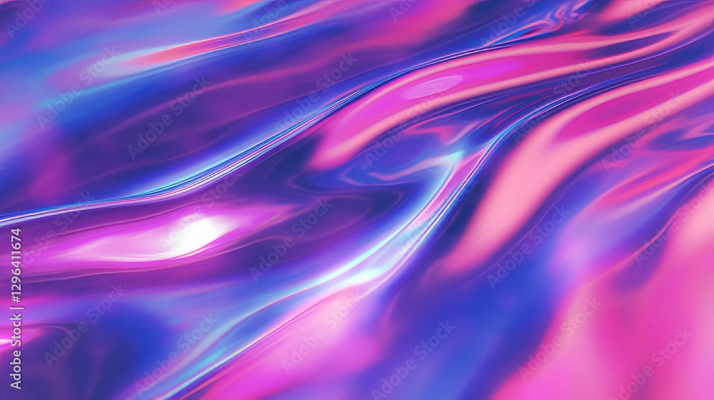 Obraz premium Abstract colorful satin fabric texture with gentle waves for artistic design