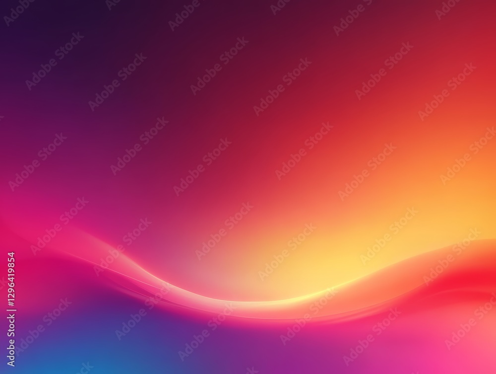 Vibrant Abstract Background Smooth Gradient Colors Swirling Design Warm Hues