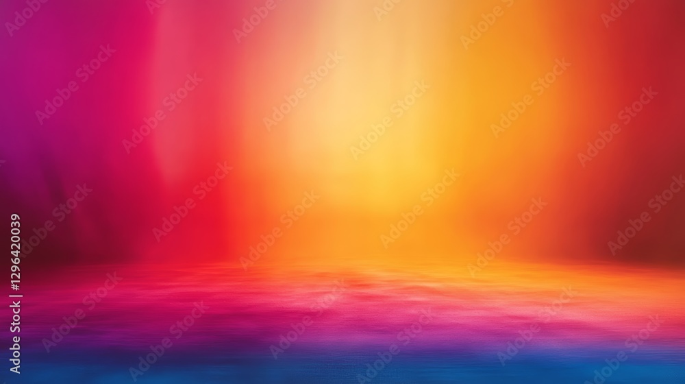 Vibrant Colorful Gradient Background Abstract Multicolored Texture Vivid Rainbow Hues Smooth