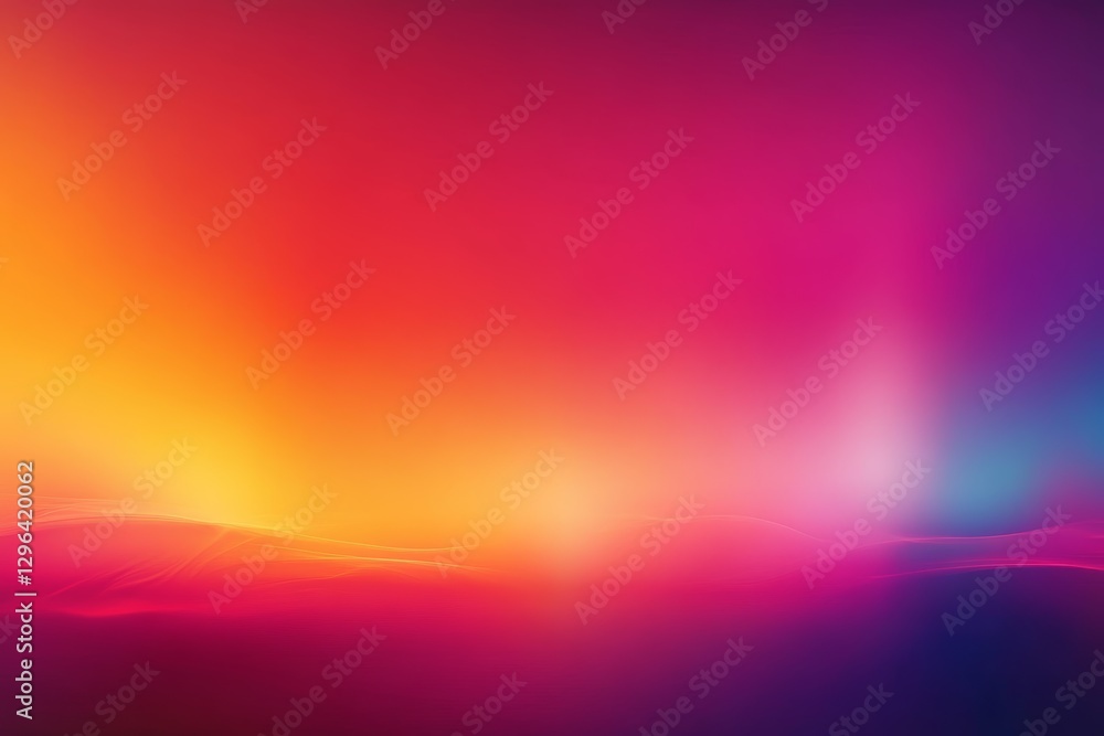 Vibrant Abstract Background Sunset Hues Orange Pink Purple and Blue Gradient