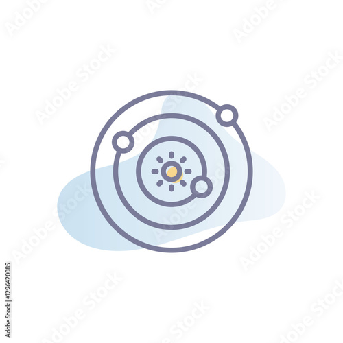 Solar System Vector icon