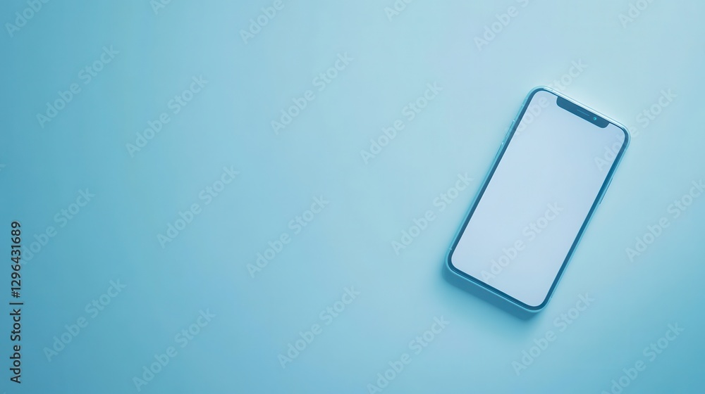 A doctor is reassuring presence appears on a sleek smartphone screen, bathed in the soft glow of a light blue background. A perfect canvas for your banner design, inviting viewers to experience the A doctor is reassuring presence appears on a sleek smartphone screen, bathed in the soft glow of a light blue background. A perfect canvas for your banner design, inviting viewers to experience the