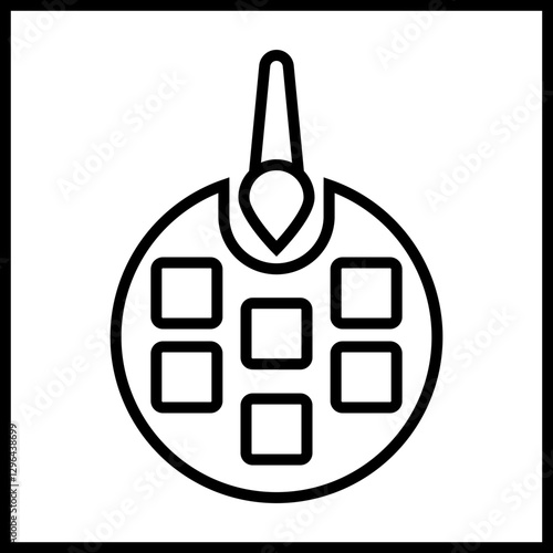 Acrylic Paints icon design