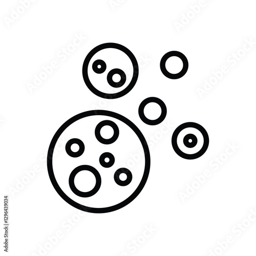 Meteorites  Vector icon
