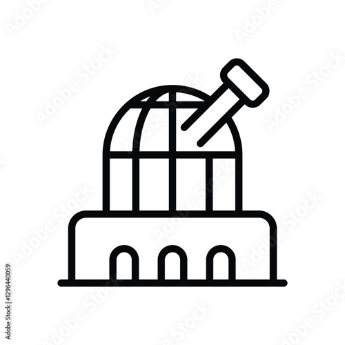 Observatory Vector icon