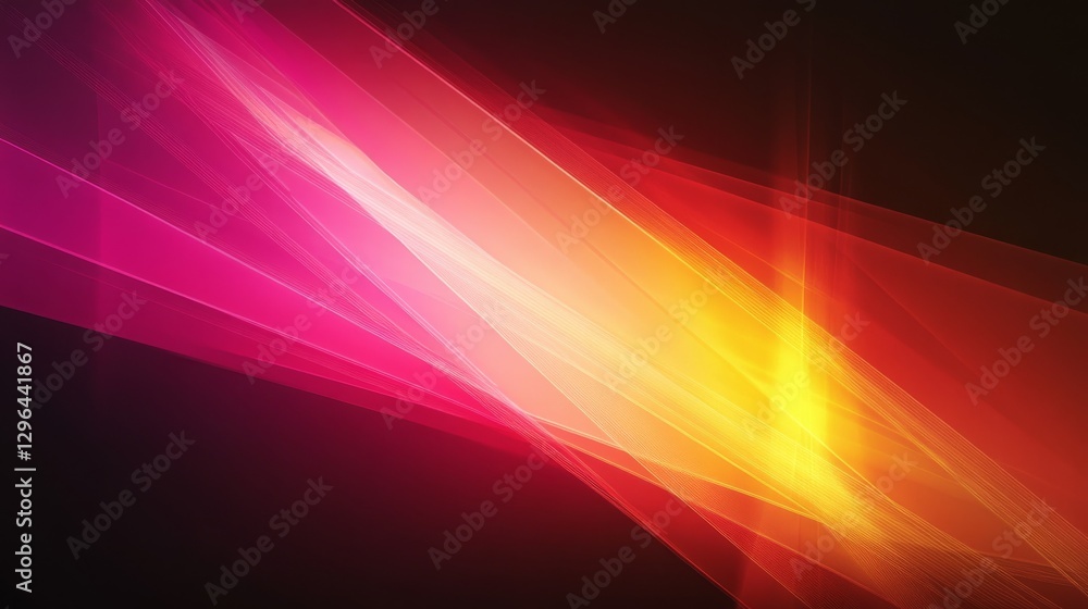Fototapeta premium Abstract background featuring colorful light rays and streaks of varied hues