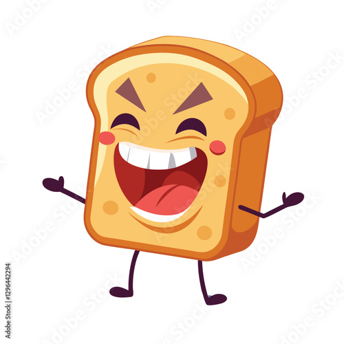 Cartoon Toast Character