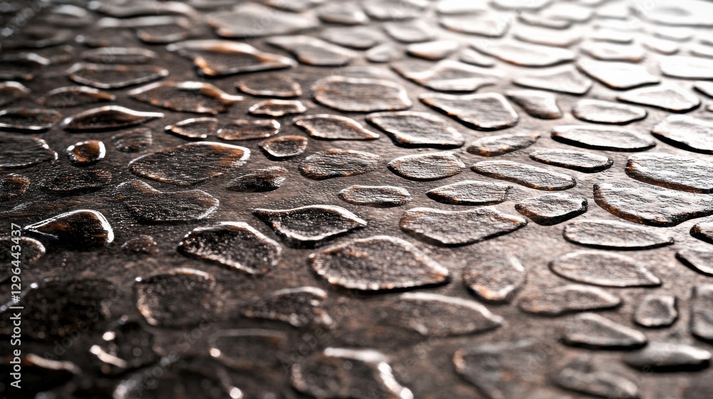 Macro View of Wet Glass Surface with Droplets Macro View of Wet Glass Surface with Droplets