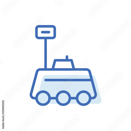 Mars Rover Vector icon