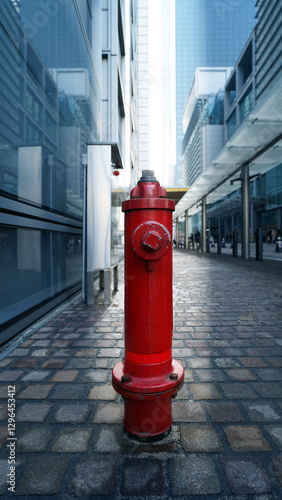 Wallpaper Mural Urban Fire Hydrant in the Cityscape Torontodigital.ca