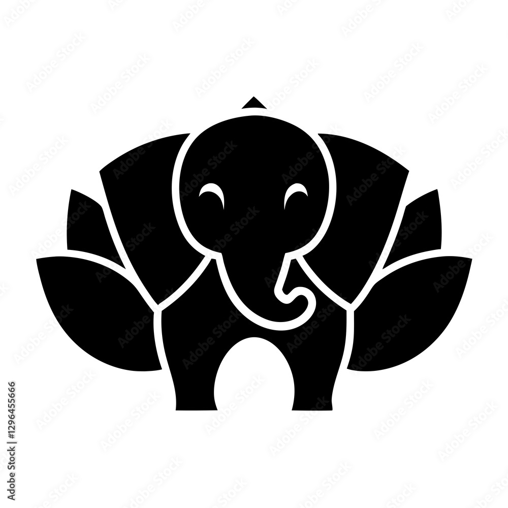 Naklejka premium elephant vector illustration