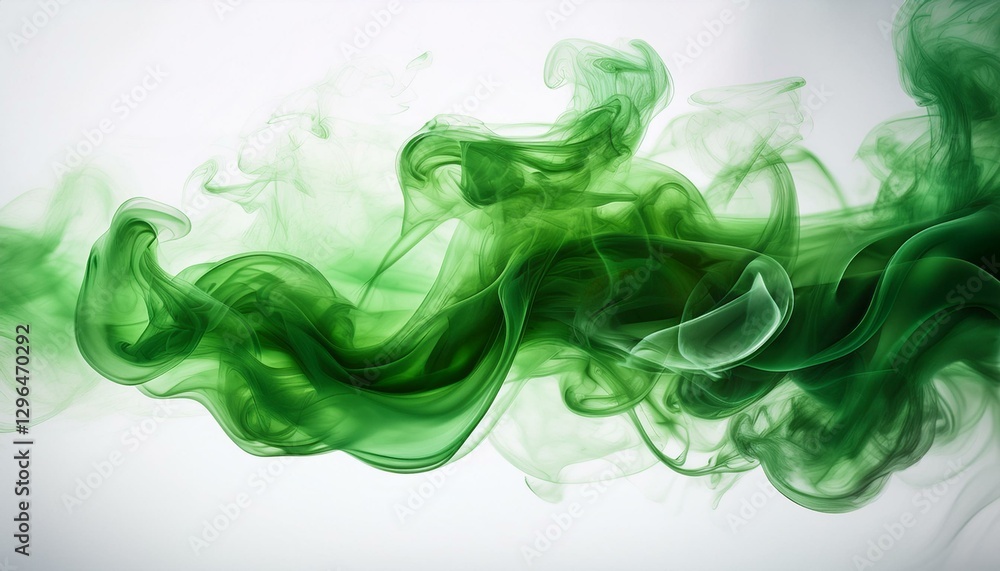 green smoke on a white background st patrick s day green smoke on a white background st patrick s day