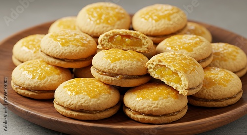 Wallpaper Mural cookies on a white plate Torontodigital.ca